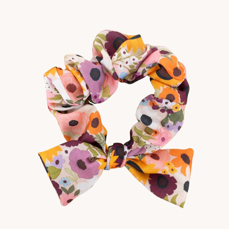 Satin Scrunchies with Removable Satin Tie