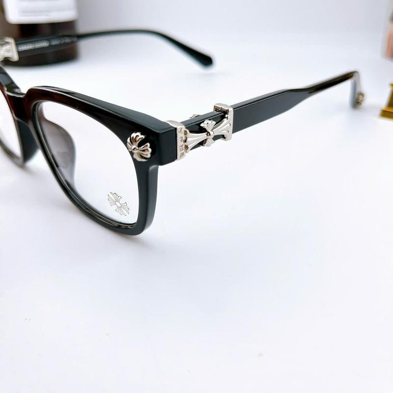 Chrome Hearts Eyeglasses Frames with Gift Box and Cloth for Men and Women - Trendy and Fashionable , Strong and fashionable | High quality plastic glasses frames