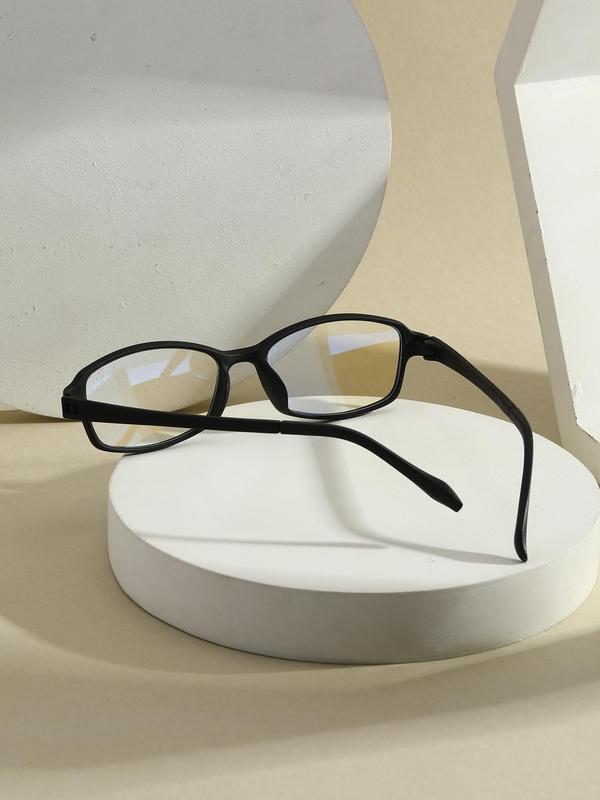 1 Pair Full Rim Square Frame Eyeglasses