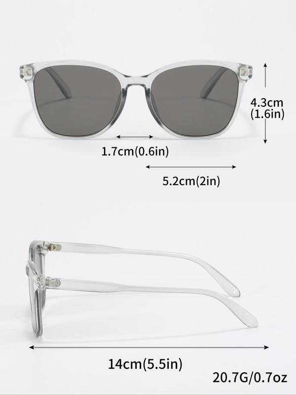 Vintage Classic Frame Tinted Lens Sunglasses, Fashionable Sunglasses for Everyday Use, Outdoor Sports Cycling Glasses, Travel Accessories