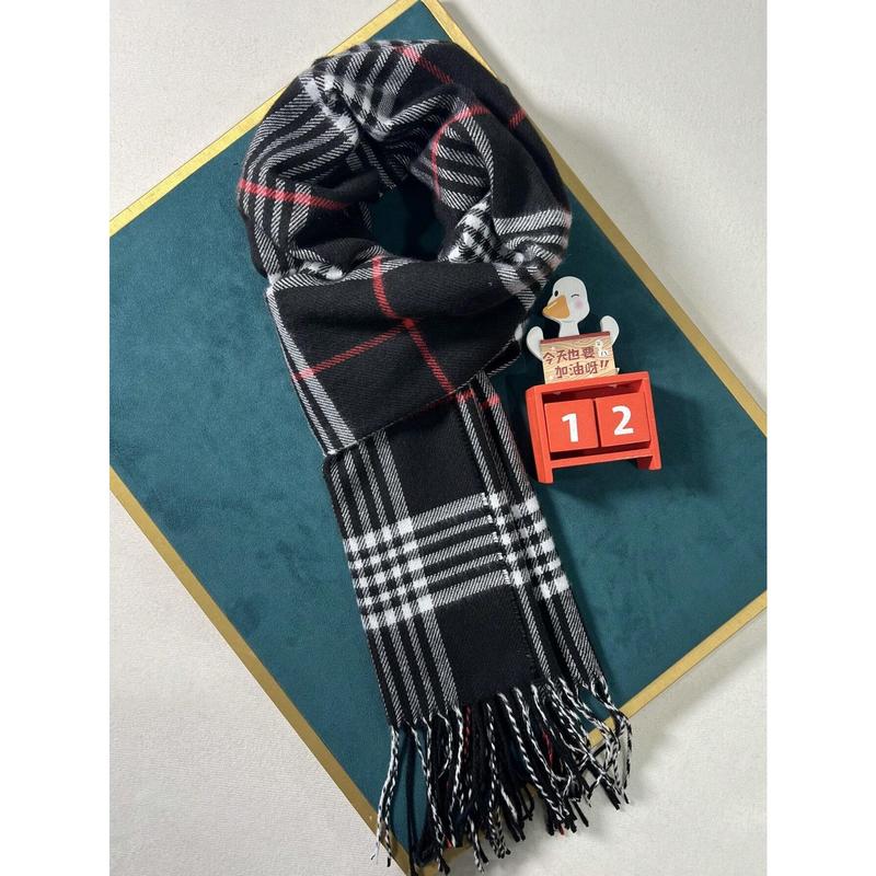 Luxury Brand Cashmere Warm Scarf for Women Design Winter Men Shawl Wrap Pashmina 2024 Plaid Female Bufanda Echarpe Foulard