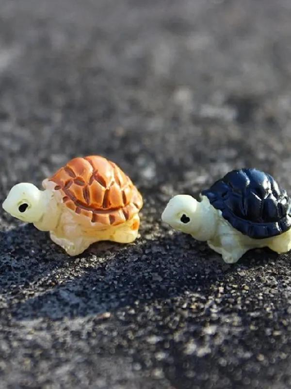 Mini Turtle Shaped Charm, 3pcs set Cute Turtle Charm, Fashion Accessories for Women & Girls, Perfect for Diy Jewelry Making