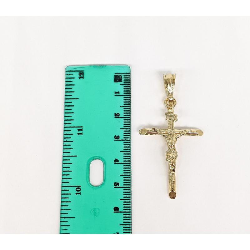 Plated Small Cross Pendant