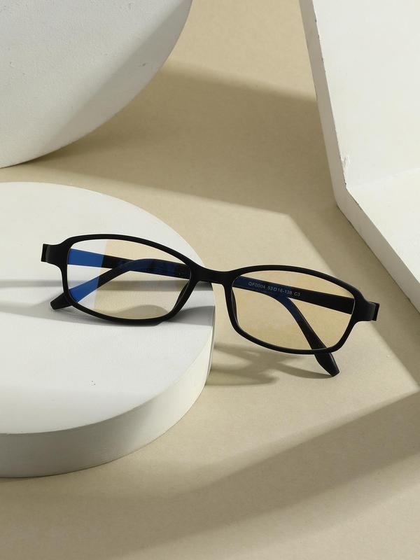 1 Pair Full Rim Square Frame Eyeglasses