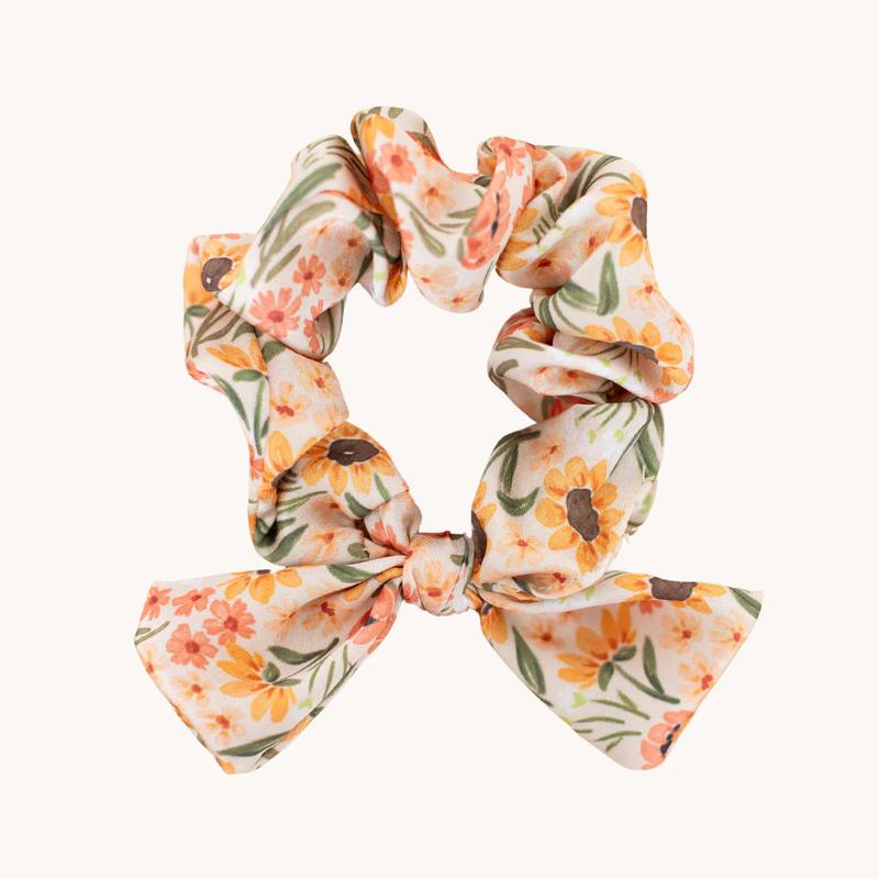 Satin Scrunchies with Removable Satin Tie