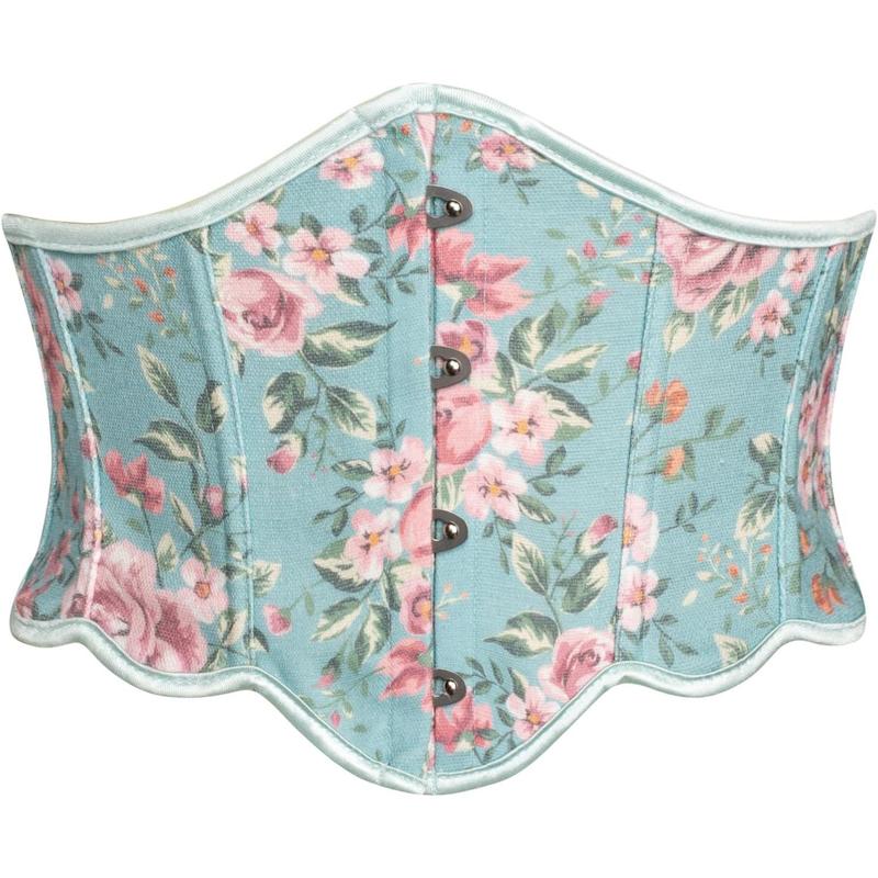 Corset Belt for Women Vintage Renaissance Floral Underbust Corset