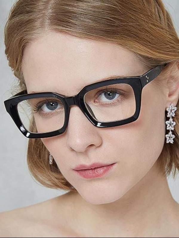 Fashion Anti-blue Light  Tortoise Pattern Glasses, Simple Casual Eyeglasses for Women & Men, Fashion Eyeglasses for Daily Wear