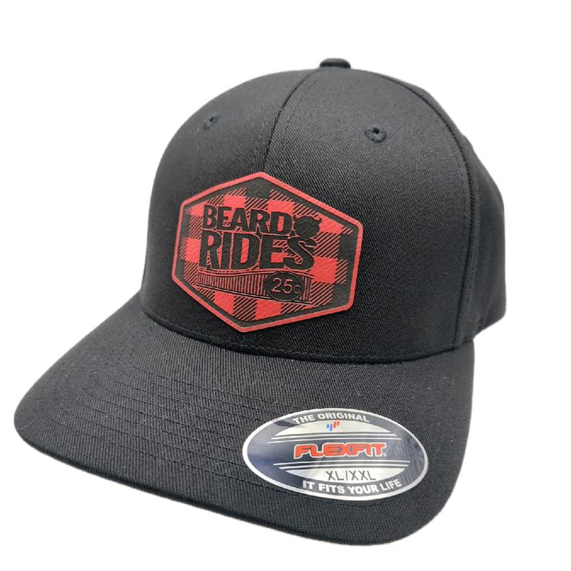 Beard Rides - Plaid Patch Trucker Hat - By RAW Customz