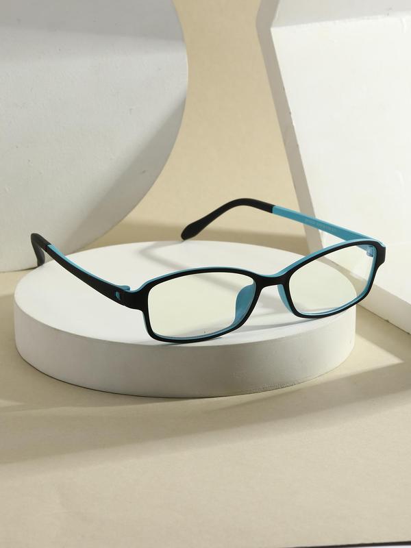 1 Pair Full Rim Square Frame Eyeglasses