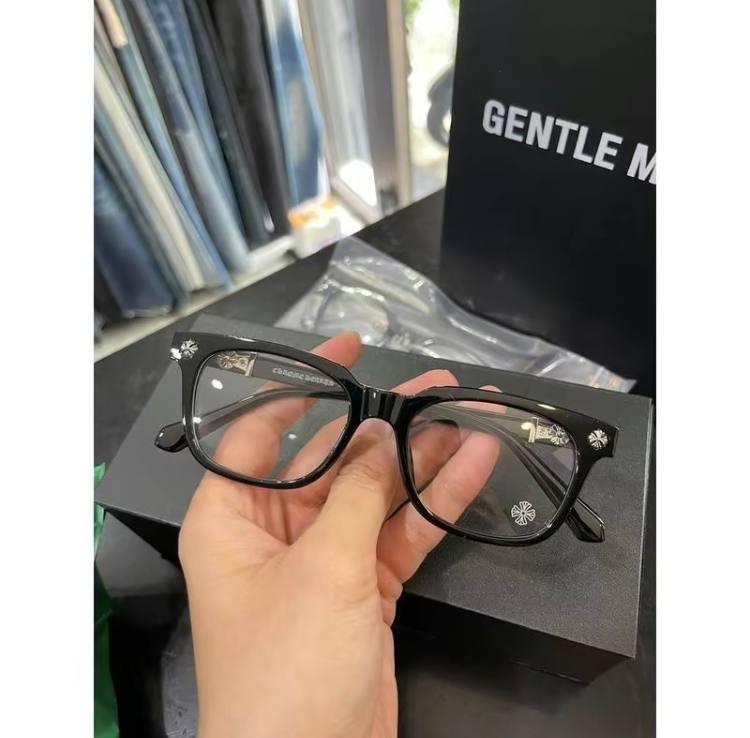 Chrome Hearts Eyeglasses Frames with Gift Box and Cloth for Men and Women - Trendy and Fashionable , Strong and fashionable | High quality plastic glasses frames