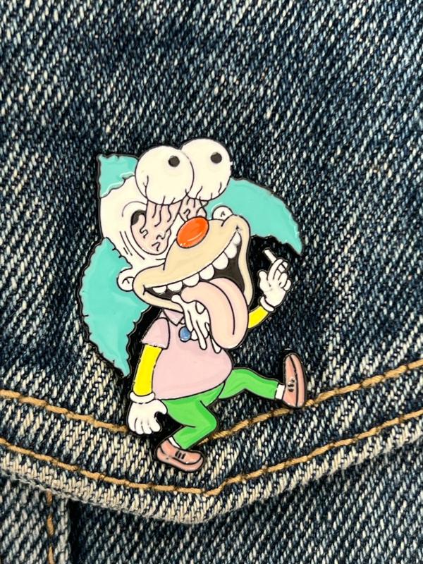 Cartoon Clown Design Brooch, Cute Clown Badge for Clothes Backpack Hat Decoration, Fashion Accessories for Women & Men