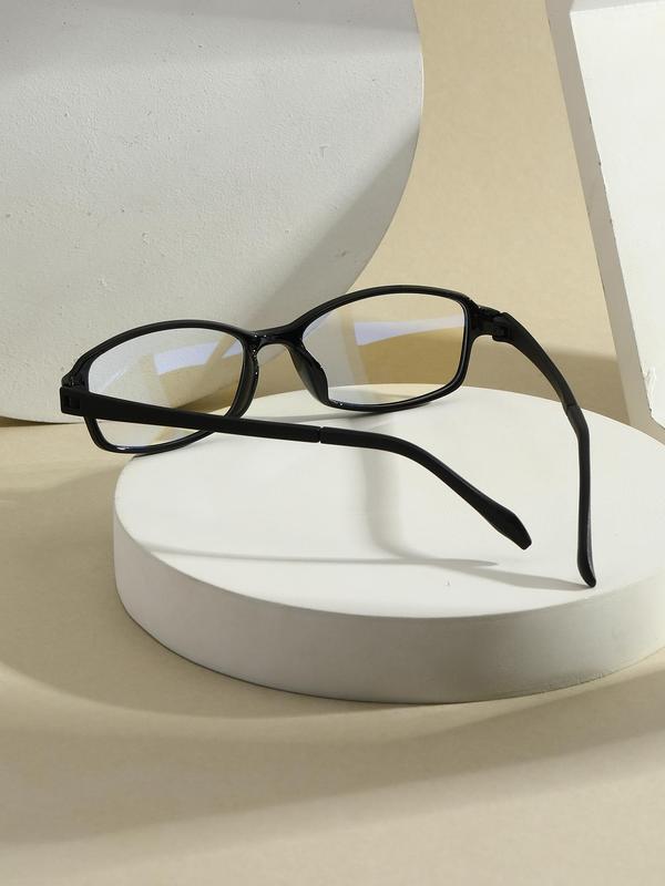 1 Pair Full Rim Square Frame Eyeglasses