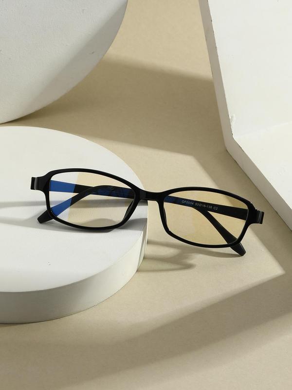 1 Pair Full Rim Square Frame Eyeglasses