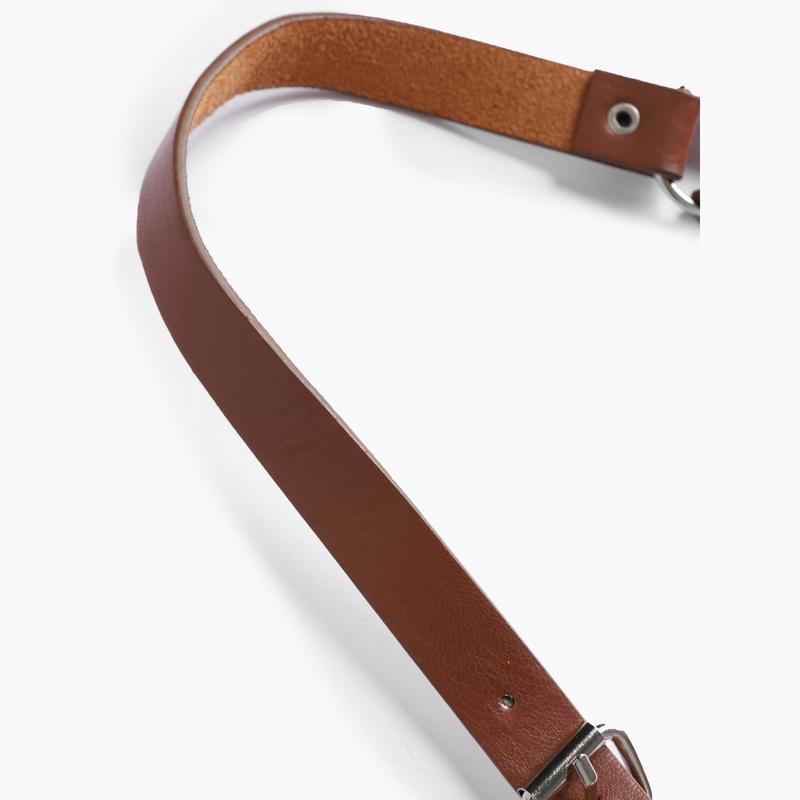 Cider [2 colors, size M L-2XL] Layered Buckle Harness Belt