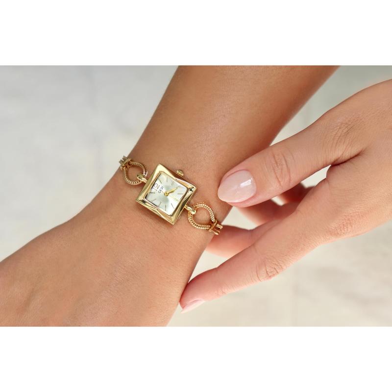 Classic Square Gold-Toned Watch