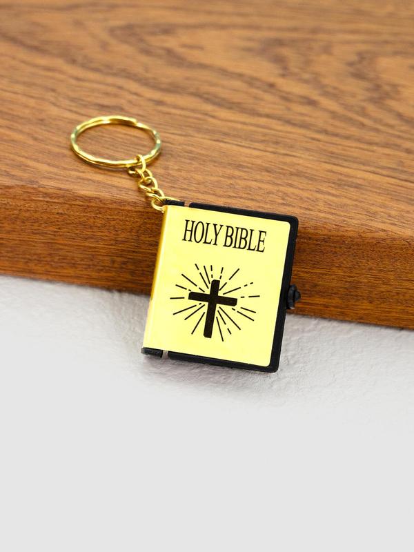 Fashionable Creative Book Design Keychain,  Stylish Book Shaped Keychain for Men & Women for Daily Clothing Decor, Trendy All-match & Exquisite Keychain for Birthday Gift