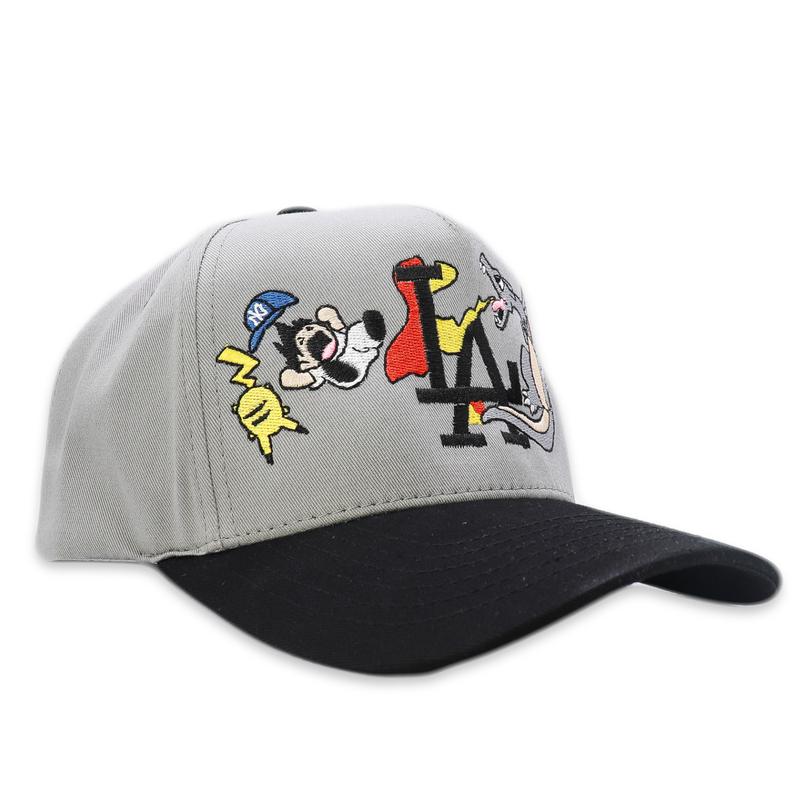 Embroidered Snapback Baseball Hat with Anime Design for Men and Women