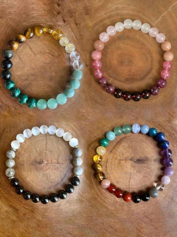 Vintage Beaded Bracelet, Casual All-match Jewelry for Girls Gift, Female Classic Fashion Accessories for Daily Wear Fall