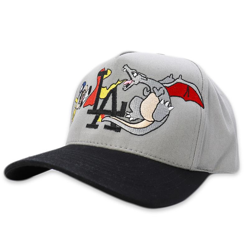 Embroidered Snapback Baseball Hat with Anime Design for Men and Women