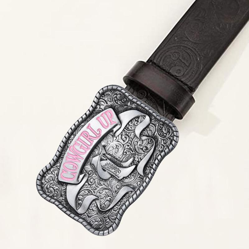 Belt Buckle for Women, Texas Boots Horse Belt BucklesHalloween Christmas Cowboy Cowgirl Belt Buckle Gift