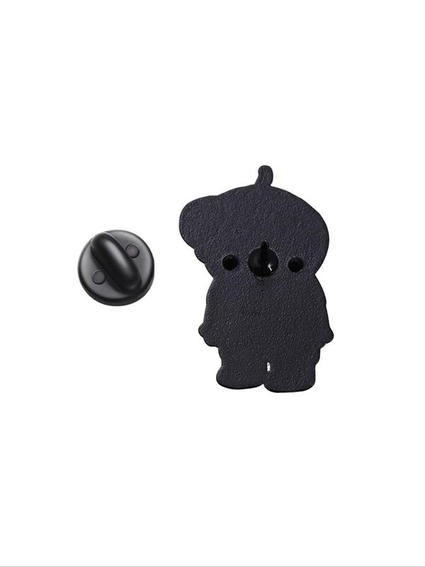 Cute Cartoon Man Design Brooch, Fashion Alloy Badge for Daily Clothing Decor, Trendy All-match & Exquisite Brooch for Birthday Gift