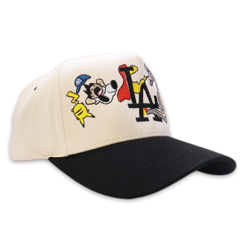 Embroidered Snapback Baseball Hat with Anime Design for Men and Women