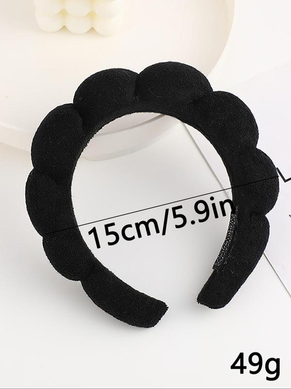 Women's Multicolor Hair Accessories Set, Including Hair Hoop & Wristband, Casual Versatile Hair Accessories for Women & Girls