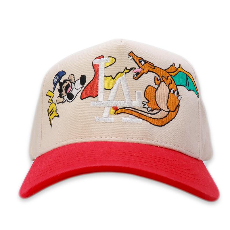 Embroidered Snapback Baseball Hat with Anime Design for Men and Women