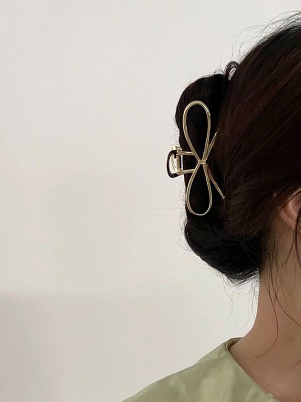 Simple Bowknot Design Hair Claw For Women, Fashion All-match Hair Accessories, Elegant Casual Versatile Hair Accessories for Women