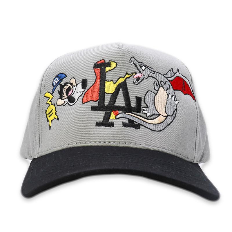 Embroidered Snapback Baseball Hat with Anime Design for Men and Women