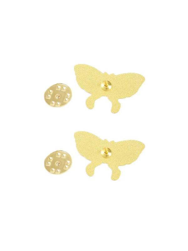 Creative Butterfly Design Brooch, Fashion Alloy Badge for Daily Clothing Decor, Trendy All-match & Exquisite Brooch for Birthday Gift