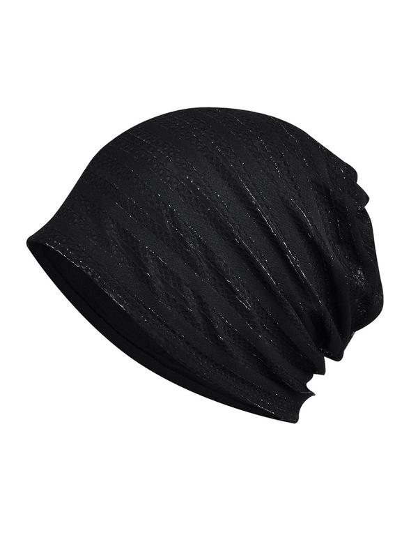 2024 New Trendy Casual Beanie Hat for Men & Women, Lace Knit Skull Thin Cap for Men & Women, Classic Hats Beanies