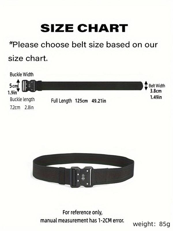 Tactical Belt, Multifunctional Outdoor Training Belt, Quick Release Belt for Men & Women, Daily Exquisite Belt for Birthday Gift