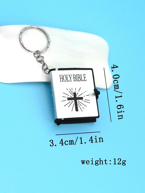 Fashionable Creative Book Design Keychain,  Stylish Book Shaped Keychain for Men & Women for Daily Clothing Decor, Trendy All-match & Exquisite Keychain for Birthday Gift