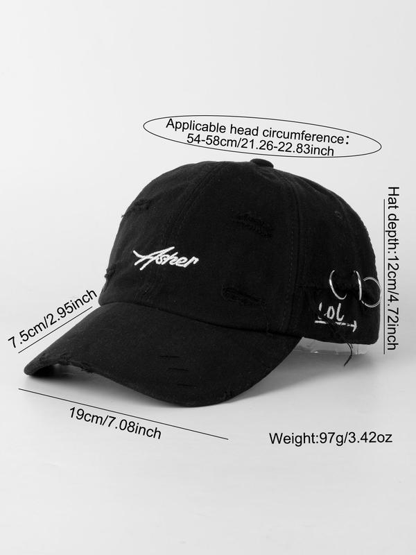 Summer Letter Patchwork Design Baseball Cap, Casual Trendy Baseball Cap for Men & Women, Fashion Accessories for Daily Wear