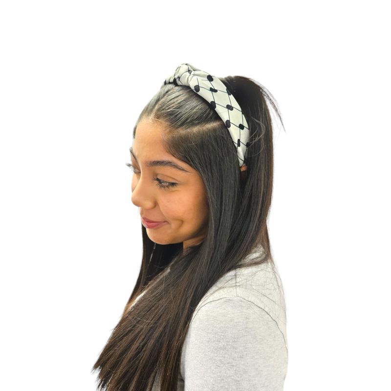 Keffiyeh knotted Headband Hatta