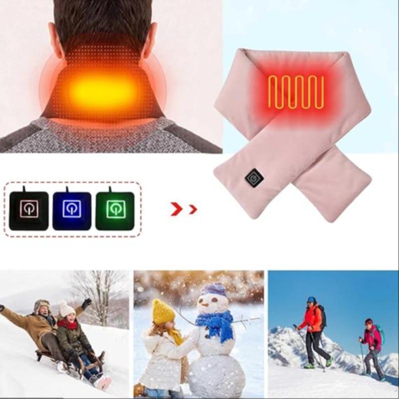 Rechargeable Neck Warmer with 3 Heating Modes, Windproof Neck Protectors, Smart Winter Warm Neck Scarf for Outdoor Sports, Christmas, Christmas Gift