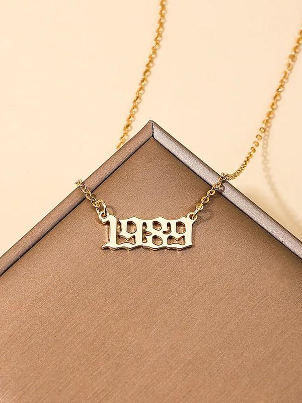 Figure Detail Pendant Necklace for Women, Fashion Jewelry for Party, Daily Clothing Decor, Trendy All-match & Exquisite Jewelry for Birthday Gift