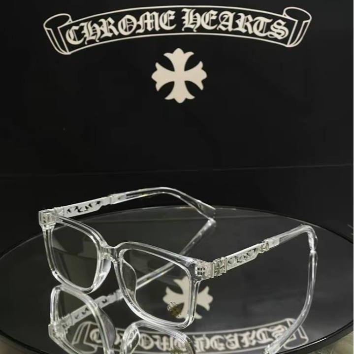 Chrome Hearts Charm Design Eyeglasses, European Style, Unisex Fashion Eyewear for daily use, perfect gift