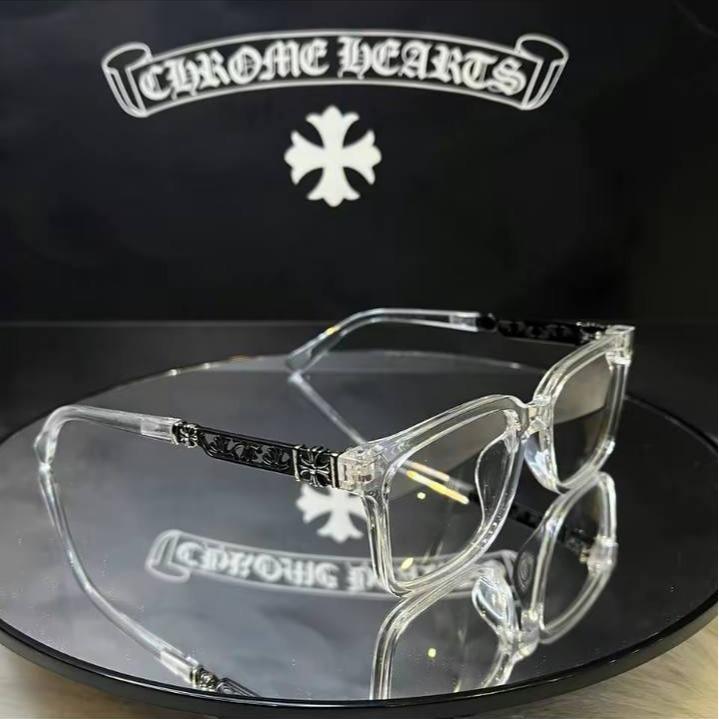 Chrome Hearts Charm Design Eyeglasses, European Style, Unisex Fashion Eyewear for daily use, perfect gift