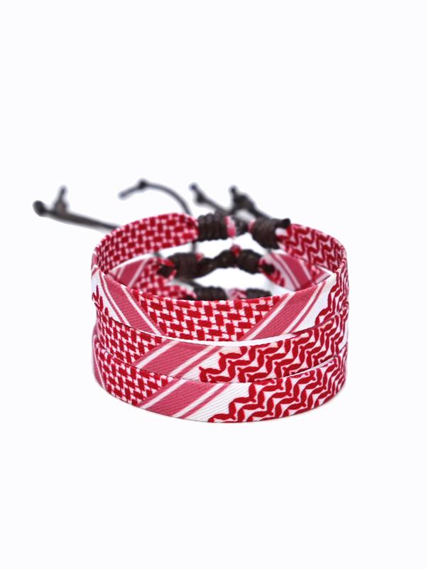 Ethnic Pattern Braided Bracelet, Adjustable Drawstring Bracelet for Women & Men, Fashion Accessories for Daily Wear, Trendy All-match & Exquisite Jewelry for Birthday Gift