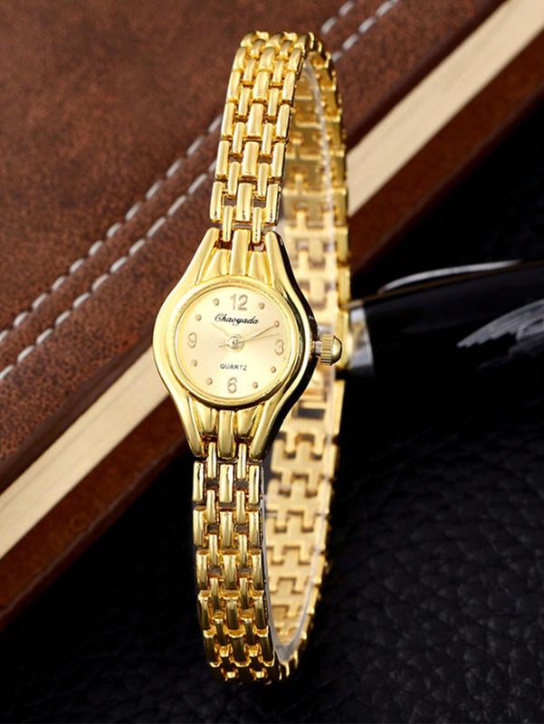 Simple Elegant Small Women's Gold Wrist Watch for Ladies - Quartz Movement small watch jewelry watch vintage goldwatch