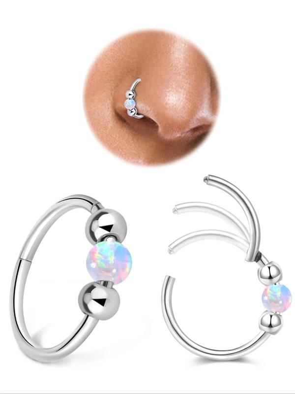 Nose Rings for Women, Cute Nose Hoops Steel Nose Rings, Piercing Jewelry Septum Ring, and Cartilage Earring