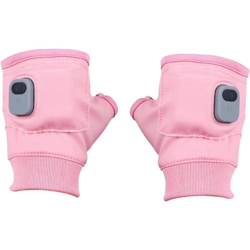 Portable Heating Gloves with Digital Display, 1 Box Rechargeable Hand Warmer, Heated Gloves with 3 Temperature Modes for Home Use