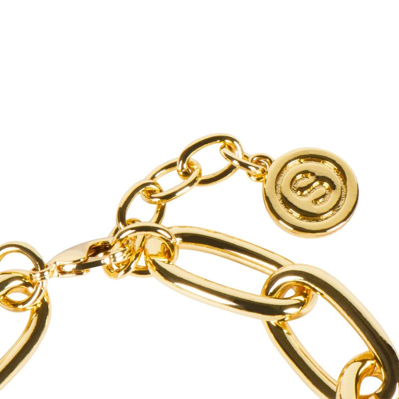 [Haliey Welch] Dainty Paperclip Gold Bracelet - Limited Edition Collection