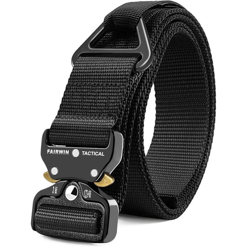 Men's Tactical Belt, Rigger Belt, Utility Web Nylon Novelty Work Belt for Men