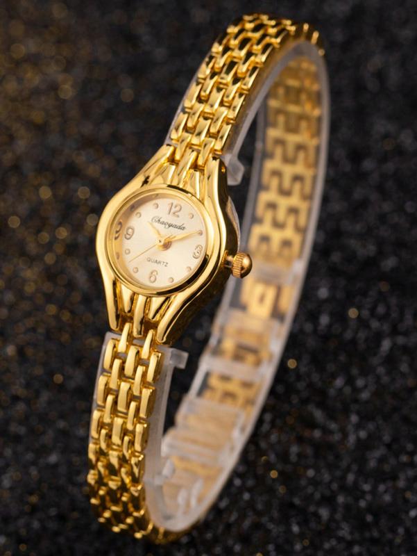 Simple Elegant Small Women's Gold Wrist Watch for Ladies - Quartz Movement small watch jewelry watch vintage goldwatch