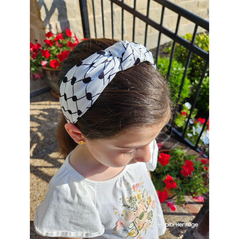 Keffiyeh knotted Headband Hatta