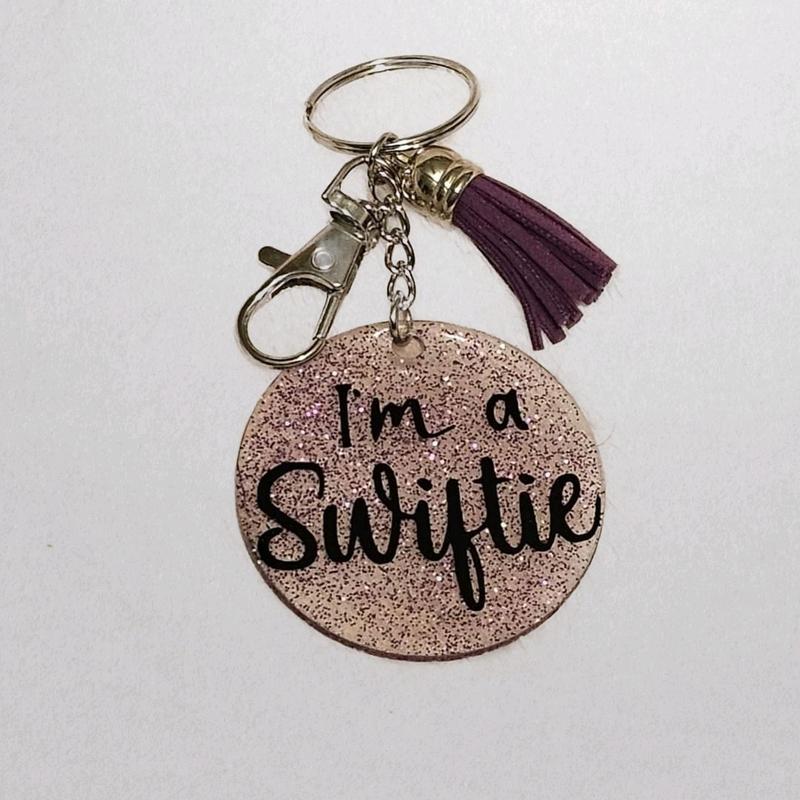 Swiftie inspired keychains