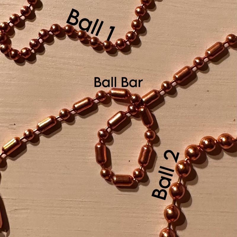 Pure Copper Anklets with Ball Chain Collector, Raw Copper Jewlery